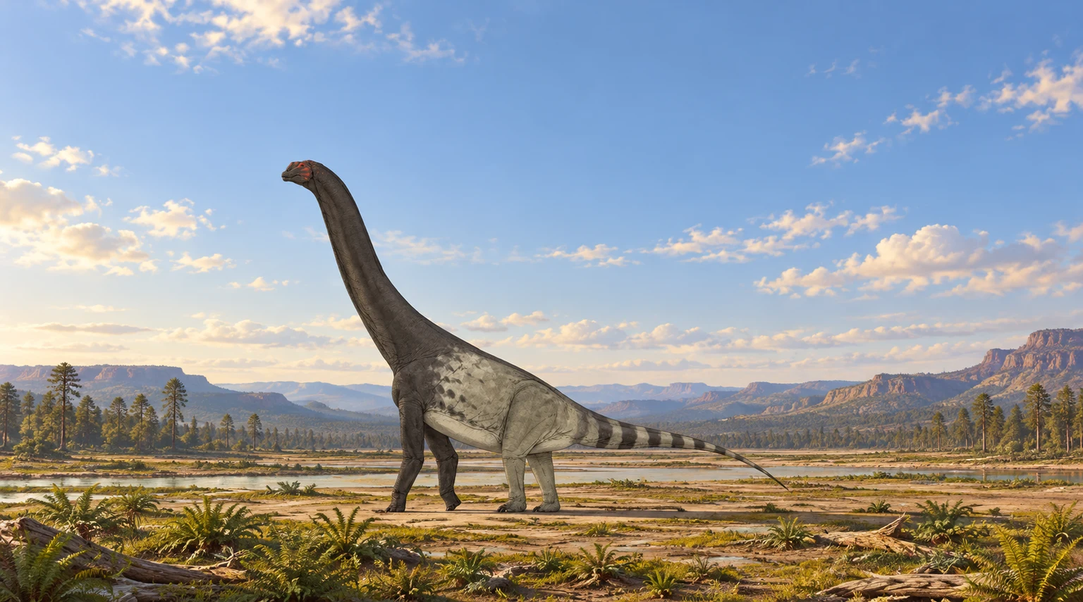 Bicharracosaurus — AI artistic reconstruction following the credited complete-body reference