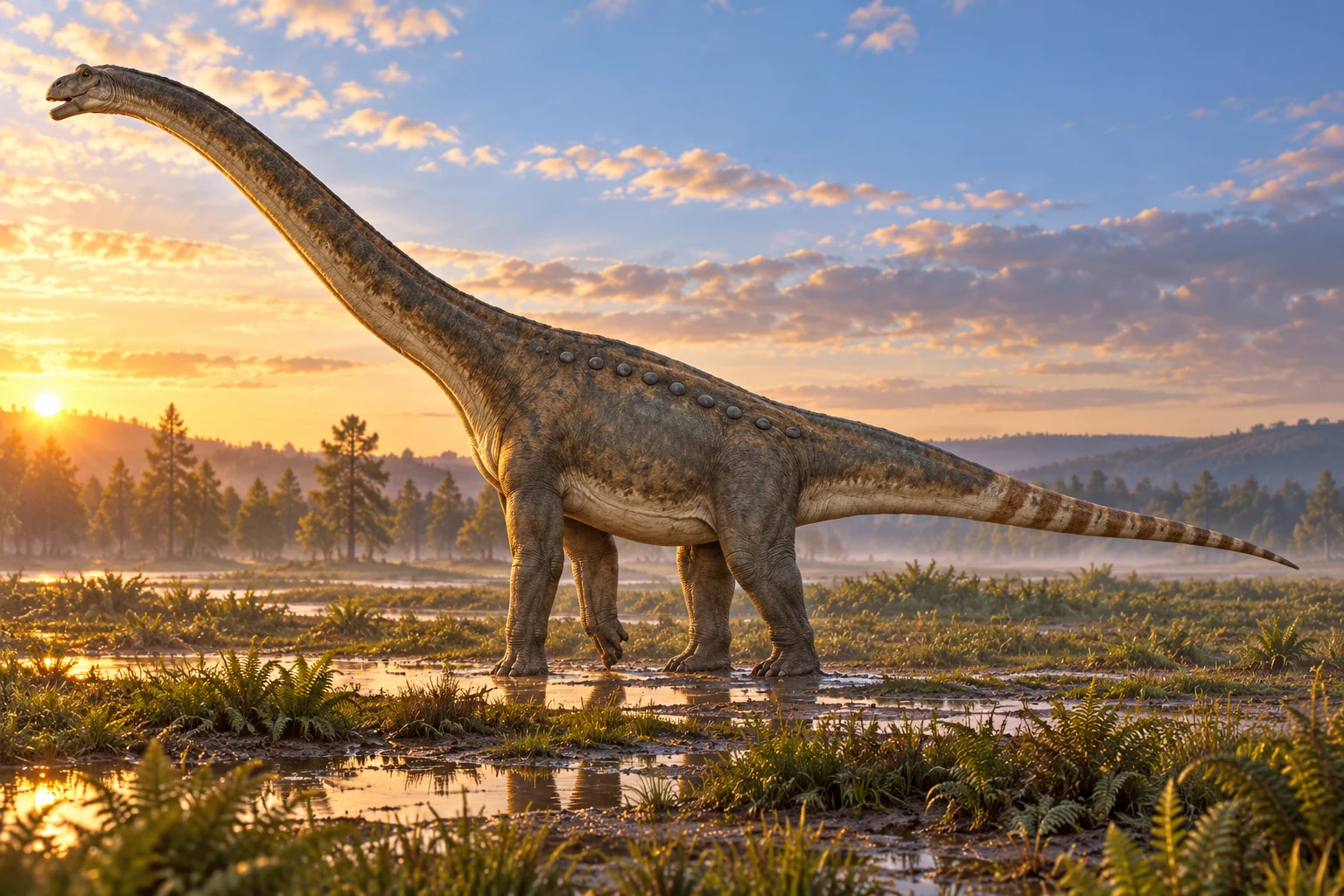 Borealosaurus — AI artistic reconstruction following the credited complete-body reference
