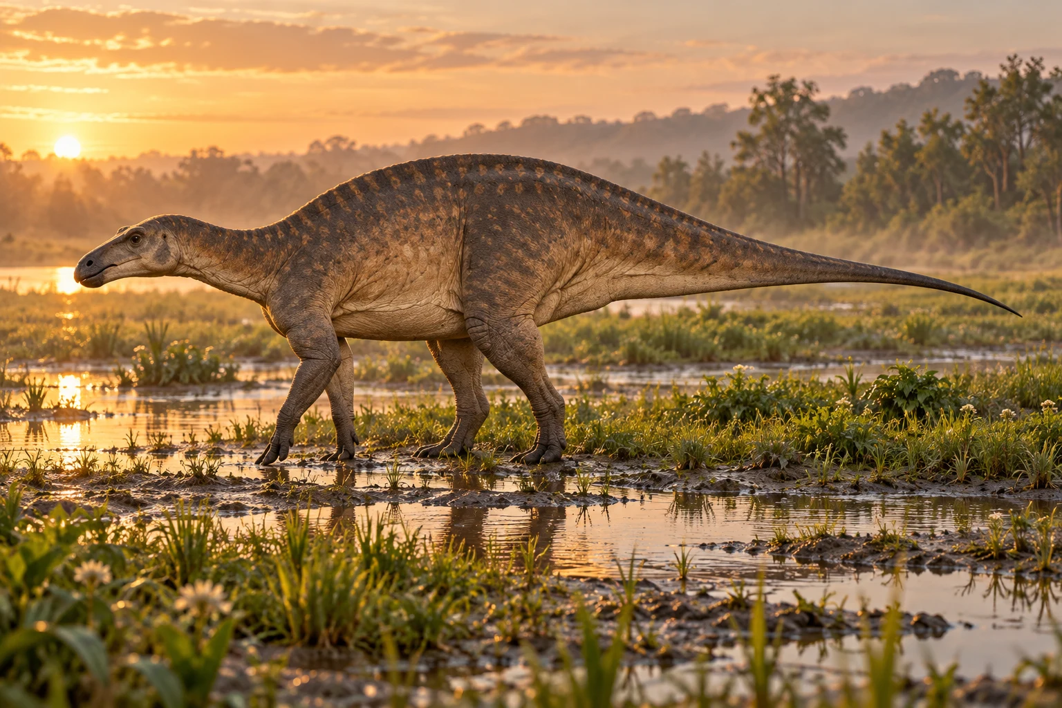 Cariocecus — AI artistic reconstruction following the credited complete-body reference