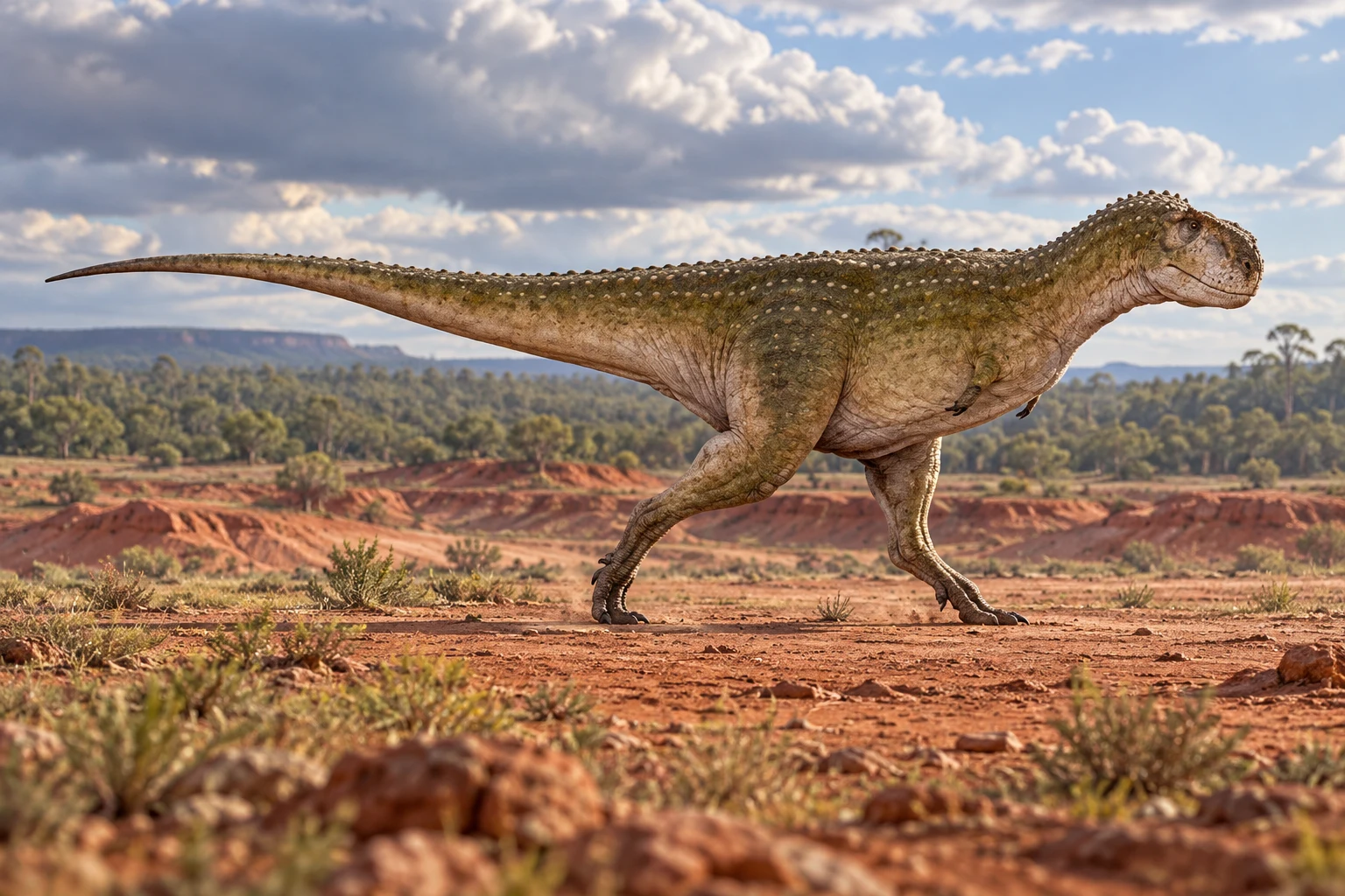Chenanisaurus — AI artistic reconstruction following the credited complete-body reference