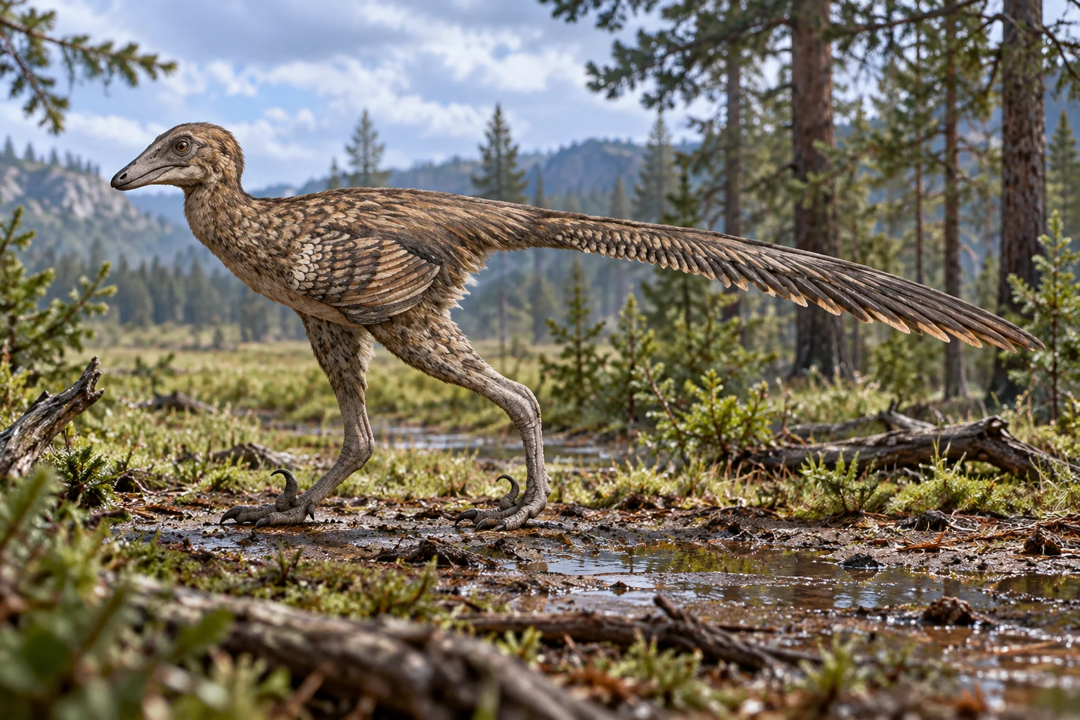 Daliansaurus — AI artistic reconstruction following the credited complete-body reference