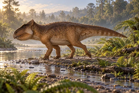 Ferrisaurus — AI artistic reconstruction following the credited complete-body reference