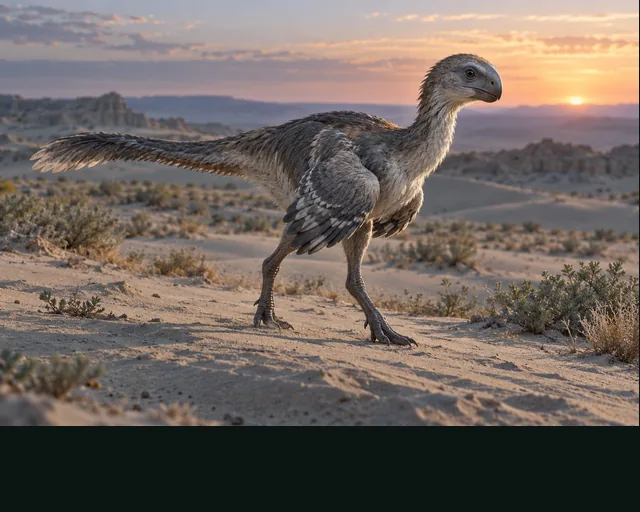 Khaan in a prehistoric landscape — AI-generated artistic interpretation